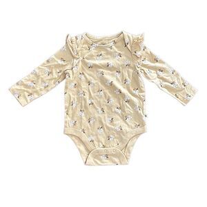 Baby gap long sleeve onesie, size 6 to 12 months